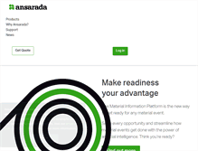 Tablet Screenshot of ansarada.com